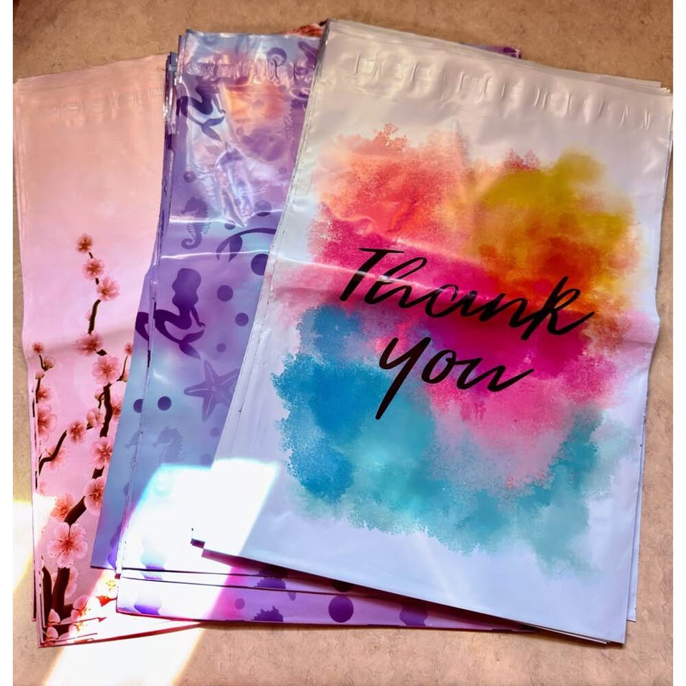 Poly Mailers Assorted 10X13 55 Count!